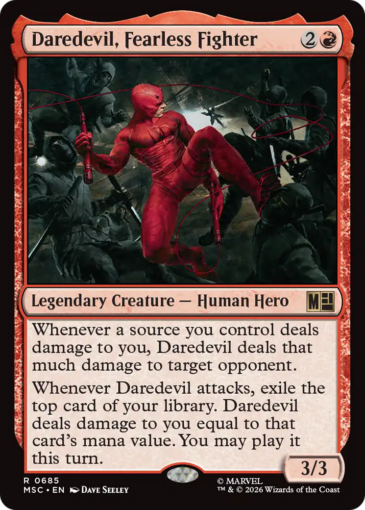 Daredevil, Fearless Fighter [Marvel Super Heroes Commander] | Card Citadel