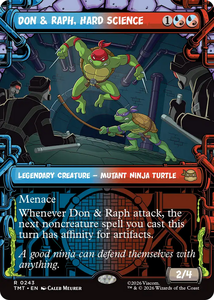 Don & Raph, Hard Science (Showcase) [Teenage Mutant Ninja Turtles] | Card Citadel