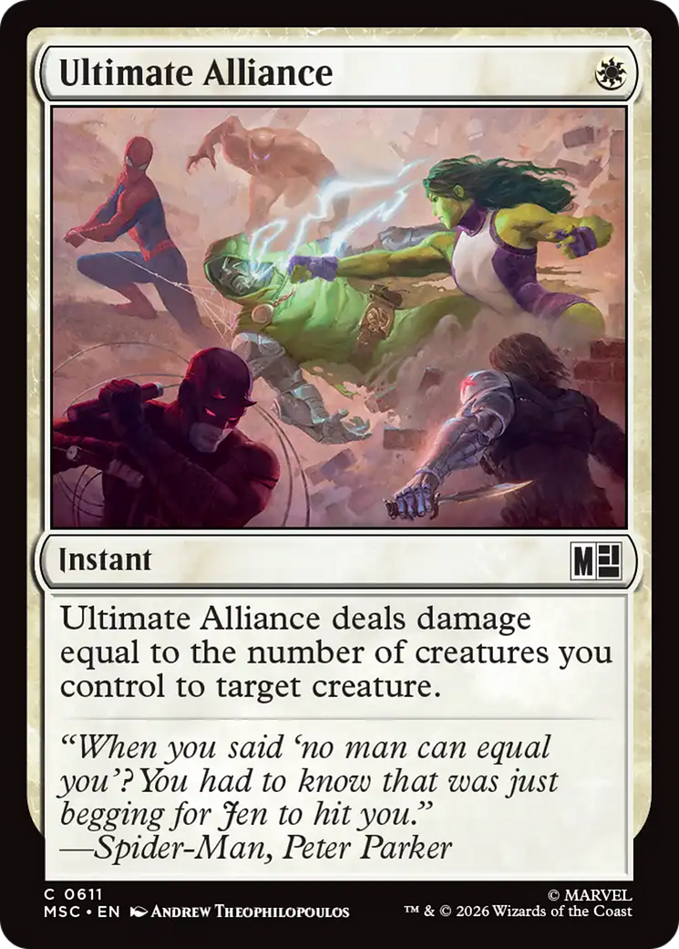 Ultimate Alliance [Marvel Super Heroes Commander] | Card Citadel