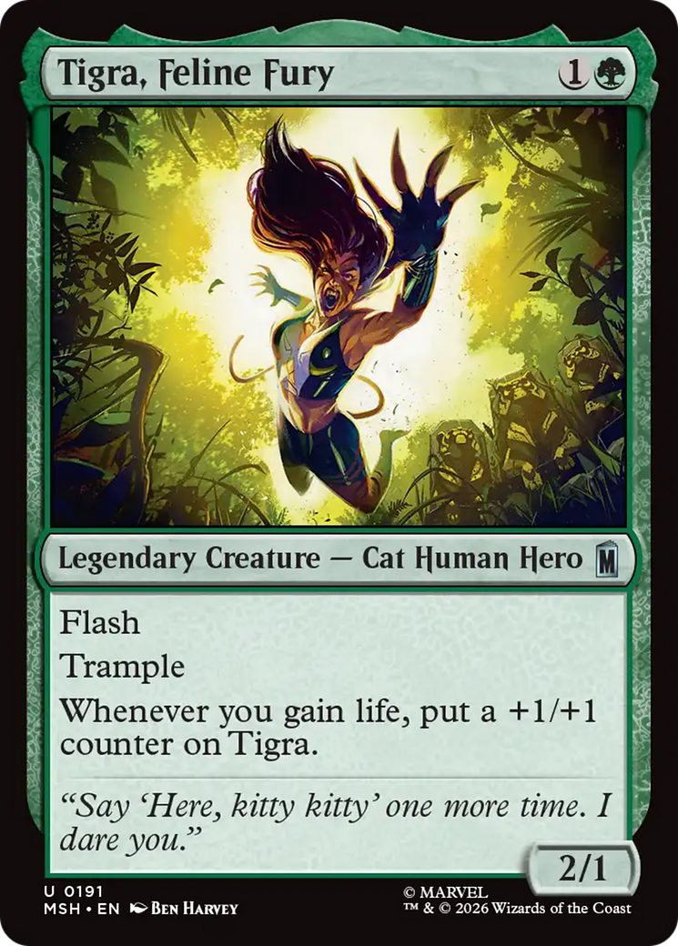 Tigra, Feline Fury [Marvel Super Heroes] | Card Citadel