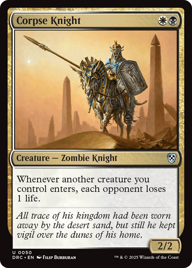 Corpse Knight [Aetherdrift Commander] | Card Citadel