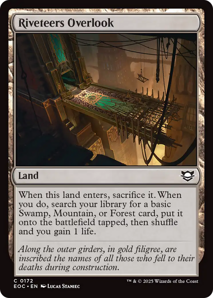 Riveteers Overlook [Edge of Eternities Commander] | Card Citadel