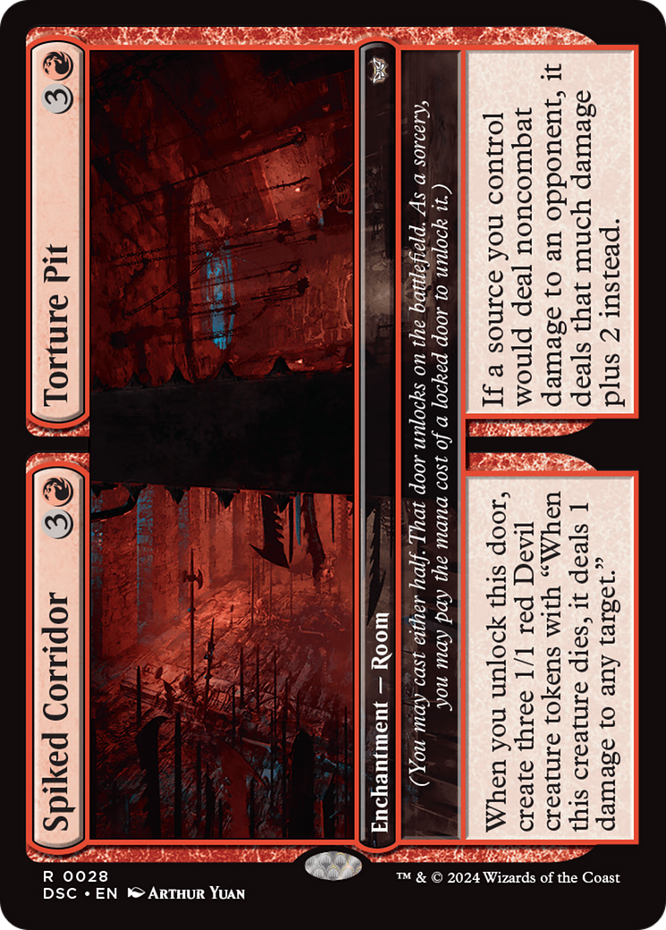 Spiked Corridor // Torture Pit [Duskmourn: House of Horror Commander] | Card Citadel