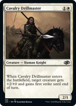 Cavalry Drillmaster [Jumpstart 2022] | Card Citadel