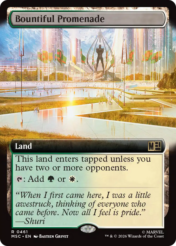 Bountiful Promenade (Extended Art) [Marvel Super Heroes Commander] | Card Citadel