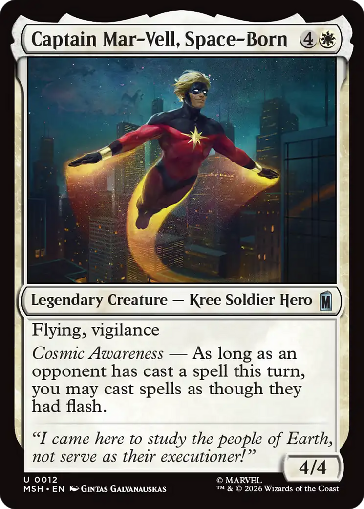 Captain Mar-Vell, Space-Born [Marvel Super Heroes] | Card Citadel