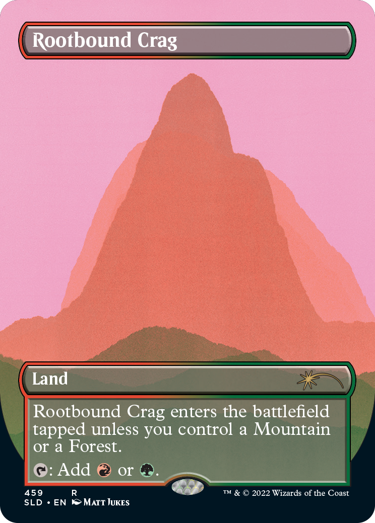 Rootbound Crag (Borderless) [Secret Lair Drop Series] | Card Citadel