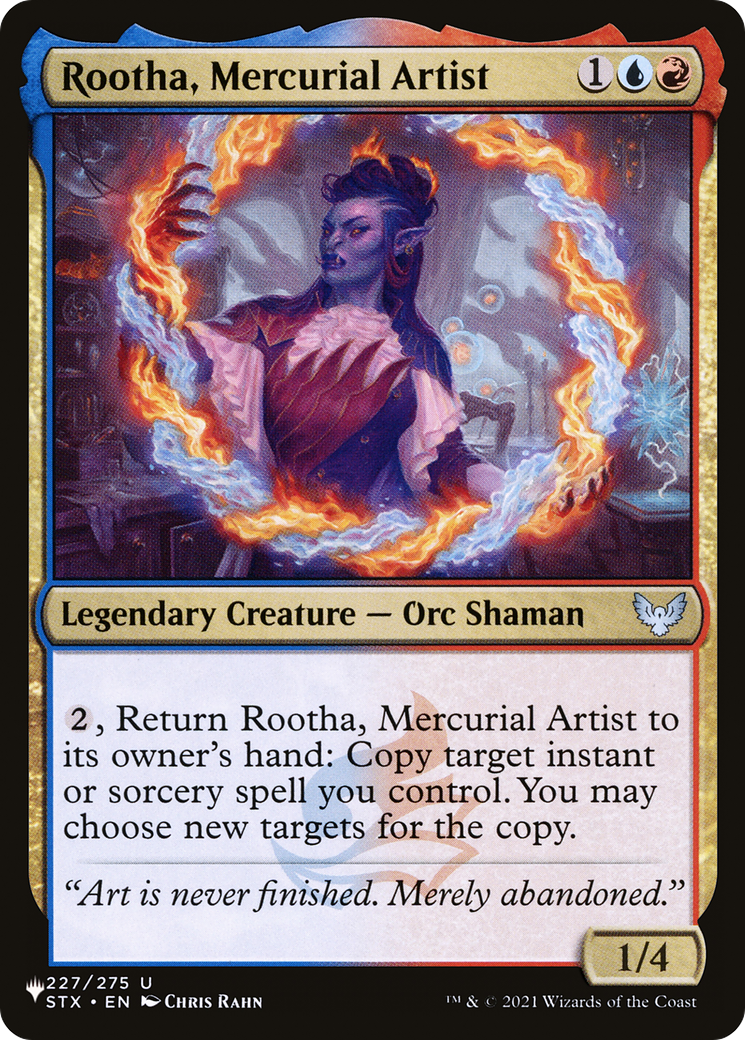 Rootha, Mercurial Artist [The List] | Card Citadel