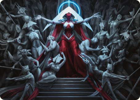 Elesh Norn, Mother of Machines Art Card [Phyrexia: All Will Be One Art Series] | Card Citadel