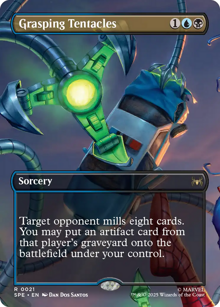 Grasping Tentacles (Borderless) [Marvel's Spider-Man: Eternal-Legal] | Card Citadel