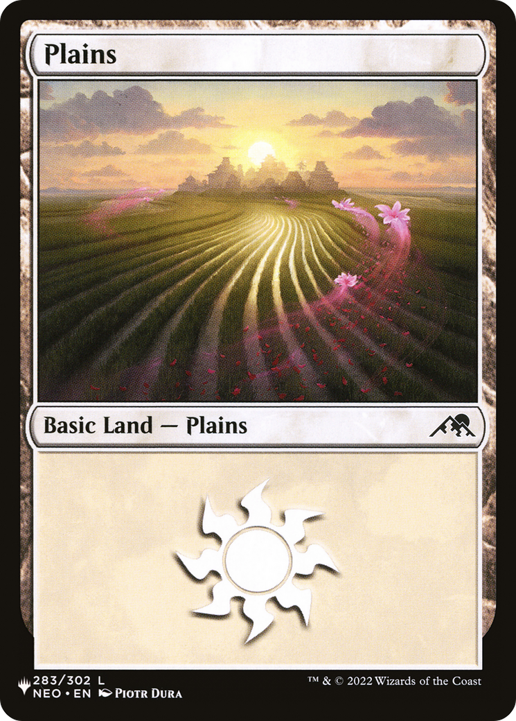 Plains (NEO) [The List] | Card Citadel