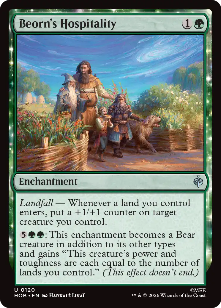 Beorn's Hospitality [The Hobbit] | Card Citadel