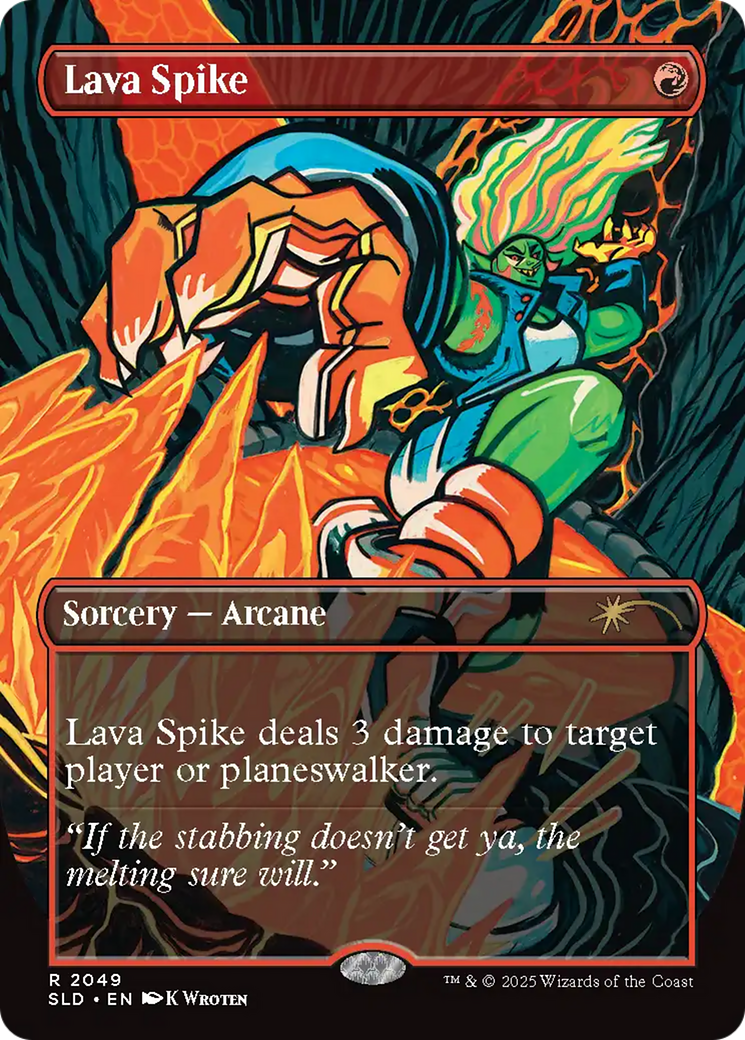 Lava Spike (2049) [Secret Lair Drop Series] | Card Citadel