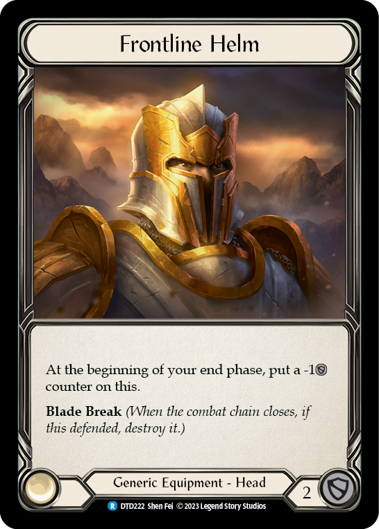 Frontline Helm [DTD222] (Dusk Till Dawn) | Card Citadel