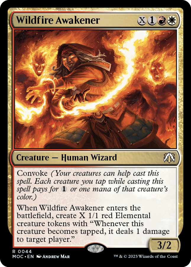 Wildfire Awakener [March of the Machine Commander] | Card Citadel