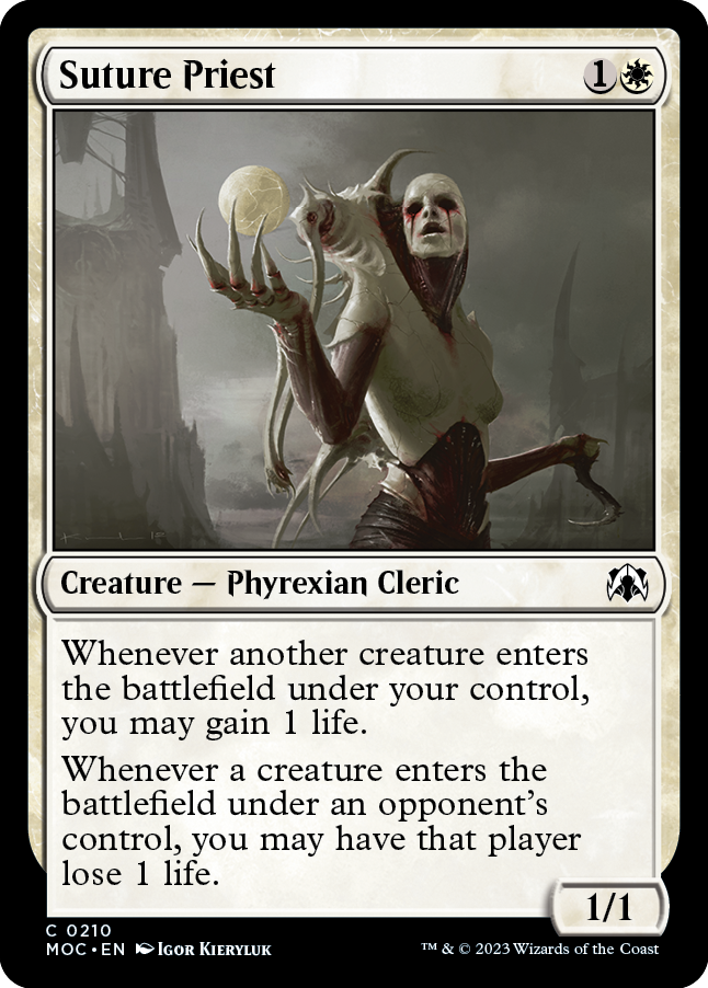 Suture Priest [March of the Machine Commander] | Card Citadel