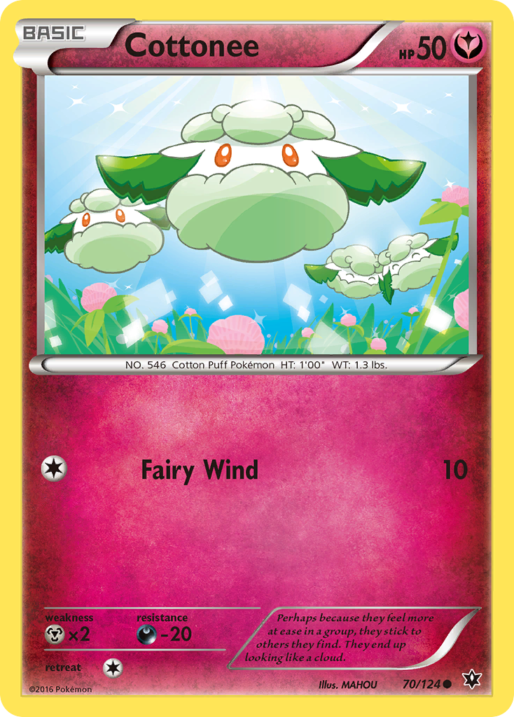 Cottonee (70/124) [XY: Fates Collide] | Card Citadel