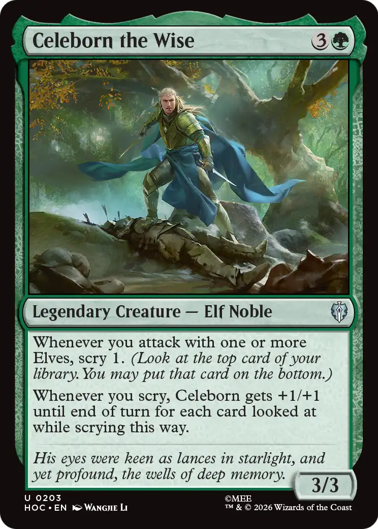 Celeborn the Wise [The Hobbit: Eternal-Legal] | Card Citadel