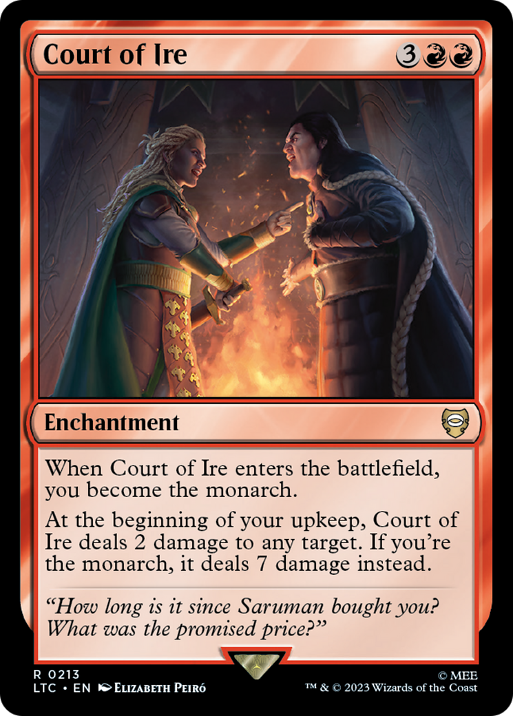 Court of Ire [The Lord of the Rings: Tales of Middle-Earth Commander] | Card Citadel