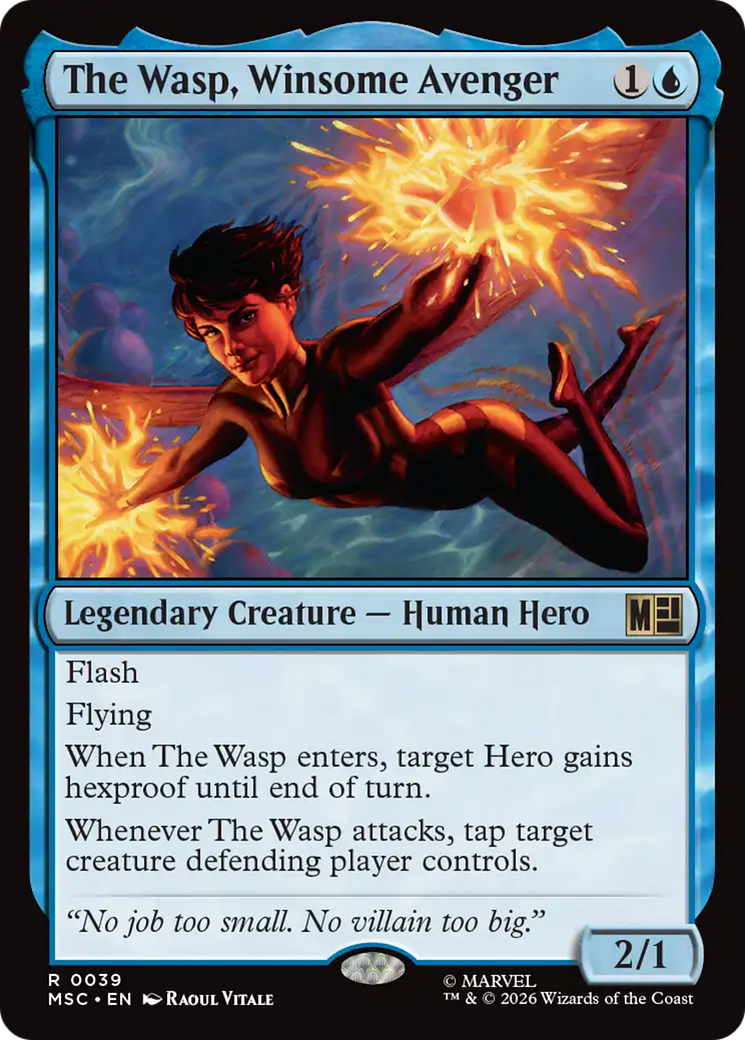 The Wasp, Winsome Avenger [Marvel Super Heroes Commander] | Card Citadel