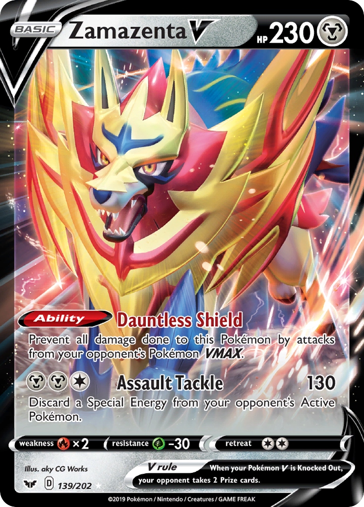 Zamazenta V (139/202) [Sword & Shield: Base Set] | Card Citadel