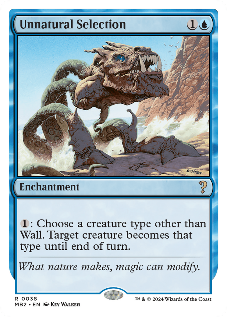 Unnatural Selection (White Border) [Mystery Booster 2] | Card Citadel