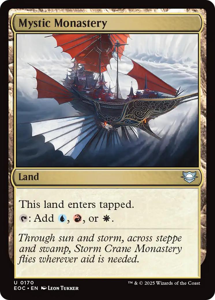 Mystic Monastery [Edge of Eternities Commander] | Card Citadel