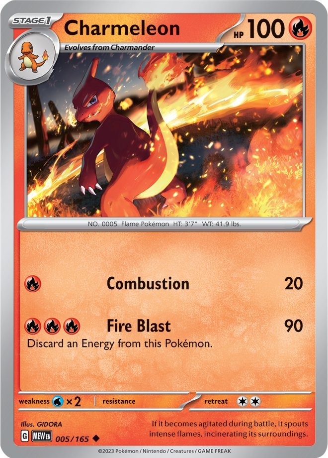 Charmeleon (005/165) [Scarlet & Violet: 151] | Card Citadel