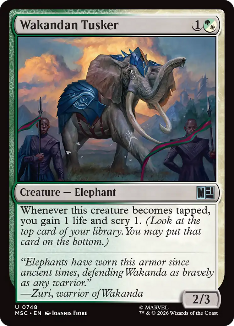 Wakandan Tusker [Marvel Super Heroes Commander] | Card Citadel