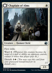 Chaplain of Alms // Chapel Shieldgeist [Innistrad: Midnight Hunt] | Card Citadel