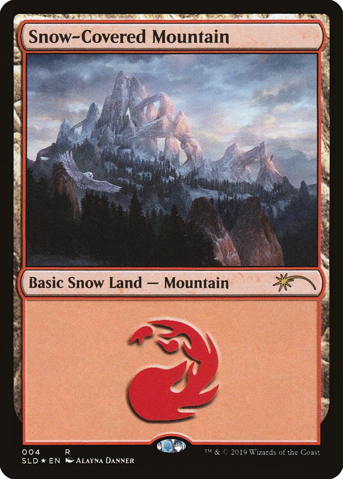 Snow-Covered Mountain (004) [Secret Lair Drop Series] | Card Citadel