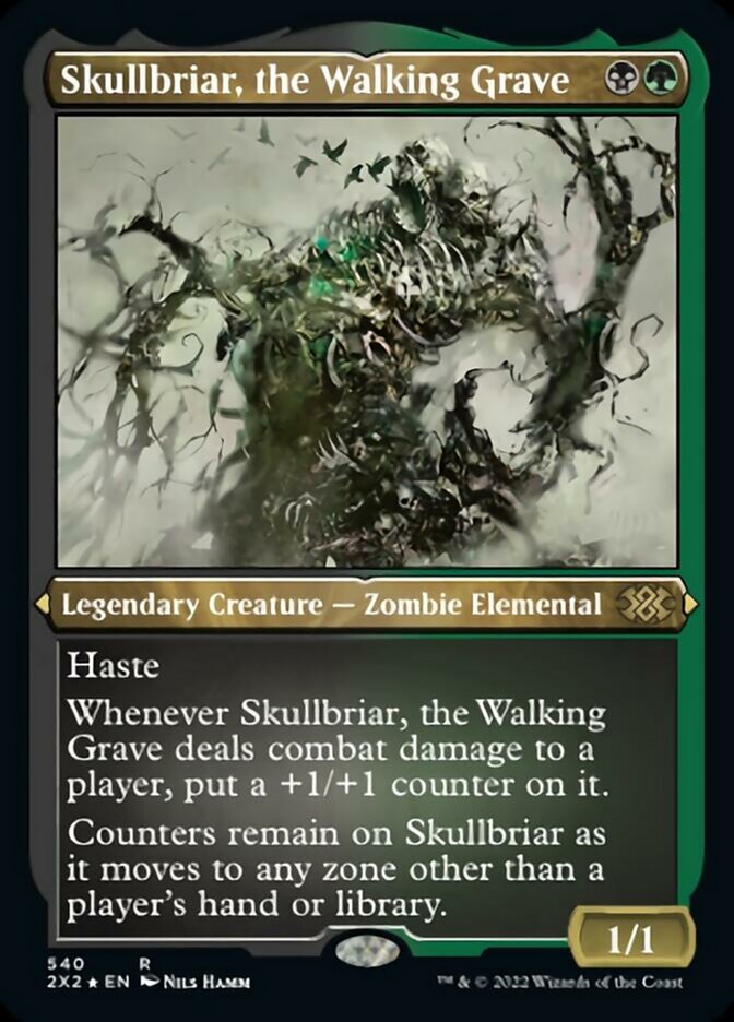 Skullbriar, the Walking Grave (Foil Etched) [Double Masters 2022] | Card Citadel