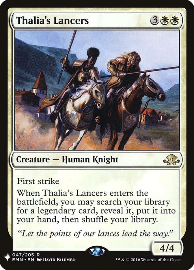 Thalia's Lancers [The List] | Card Citadel