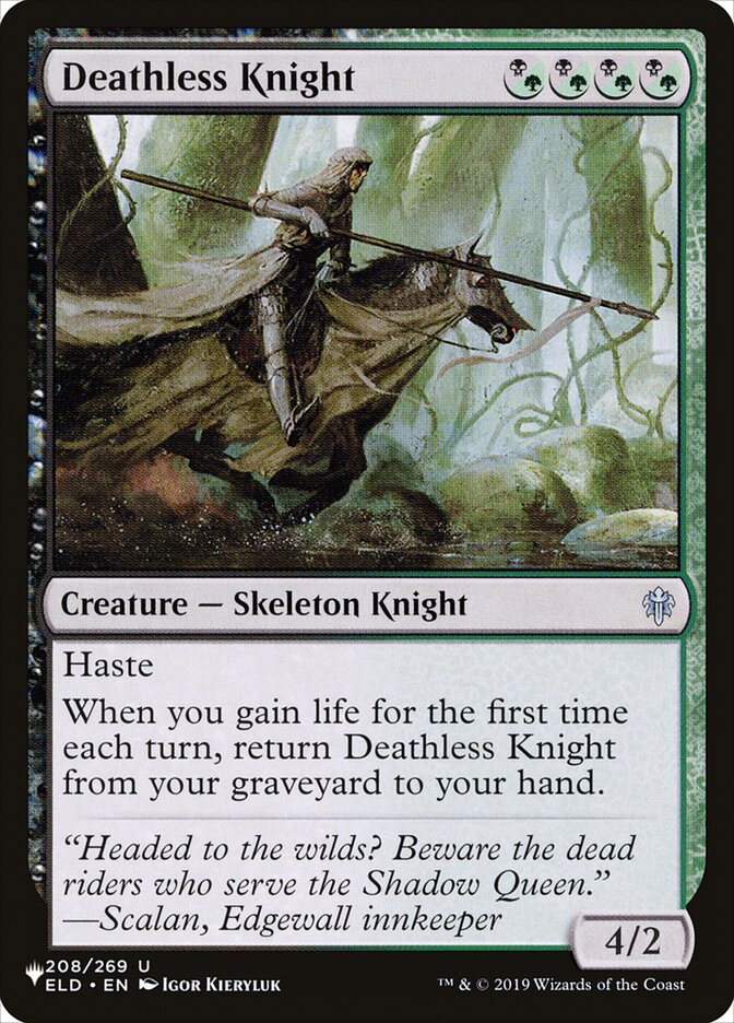 Deathless Knight [The List] | Card Citadel