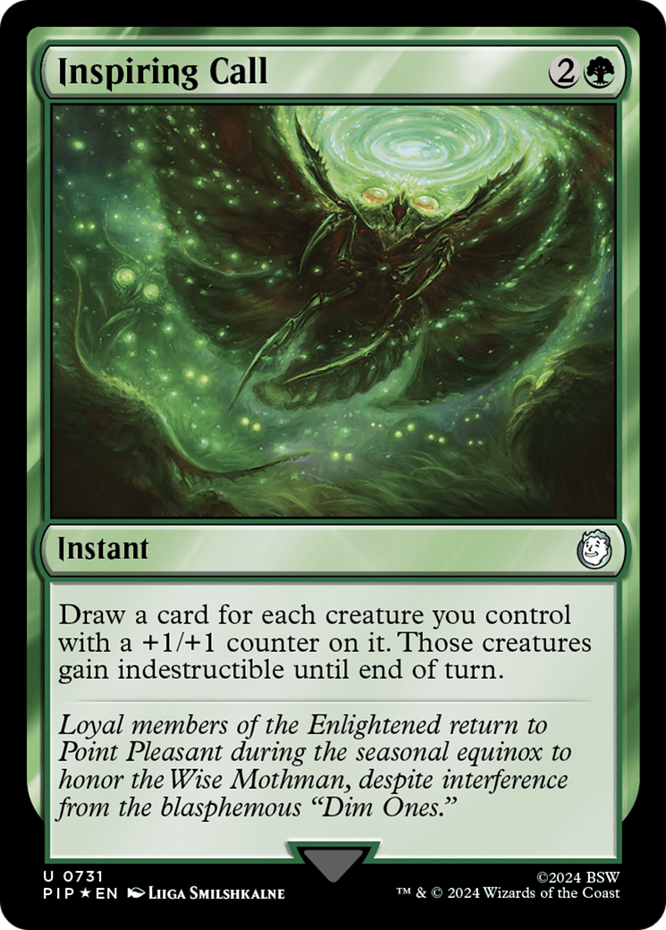 Inspiring Call (Surge Foil) [Fallout] | Card Citadel