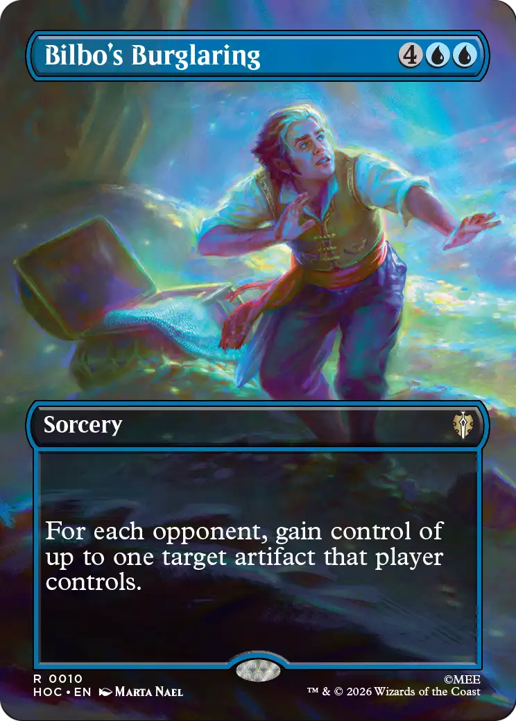 Bilbo's Burglaring (Borderless) [The Hobbit: Eternal-Legal] | Card Citadel