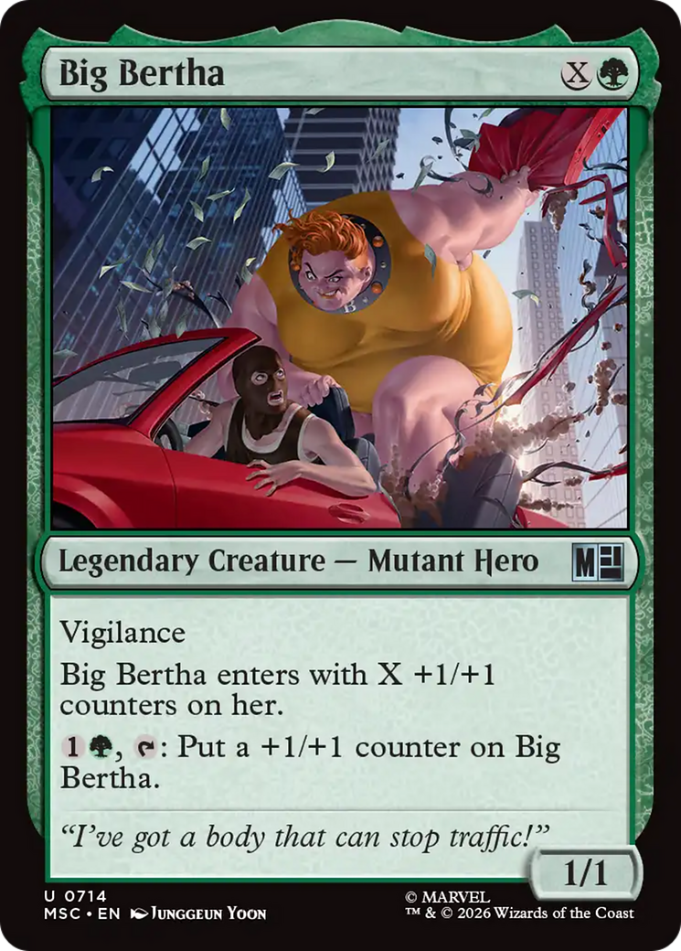 Big Bertha [Marvel Super Heroes Commander] | Card Citadel