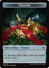 Elephant // Treasure Double-Sided Token [Tarkir: Dragonstorm Tokens] | Card Citadel