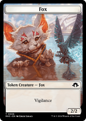 Phyrexian Germ // Fox Double-Sided Token [Modern Horizons 3 Tokens] | Card Citadel