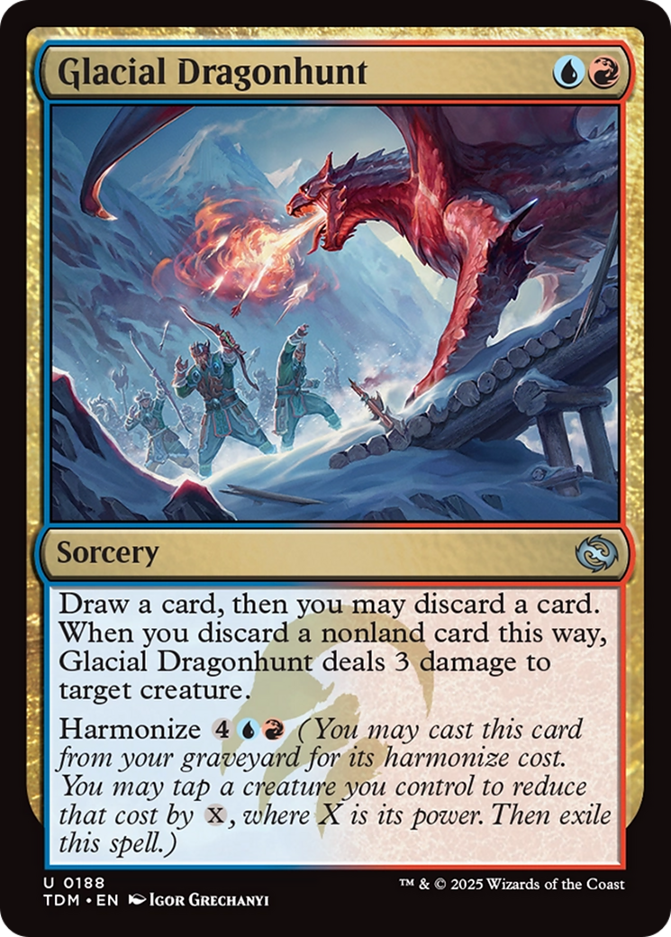 Glacial Dragonhunt [Tarkir: Dragonstorm] | Card Citadel