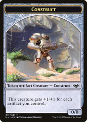 Goblin (010) // Construct (017) Double-Sided Token [Modern Horizons Tokens] | Card Citadel