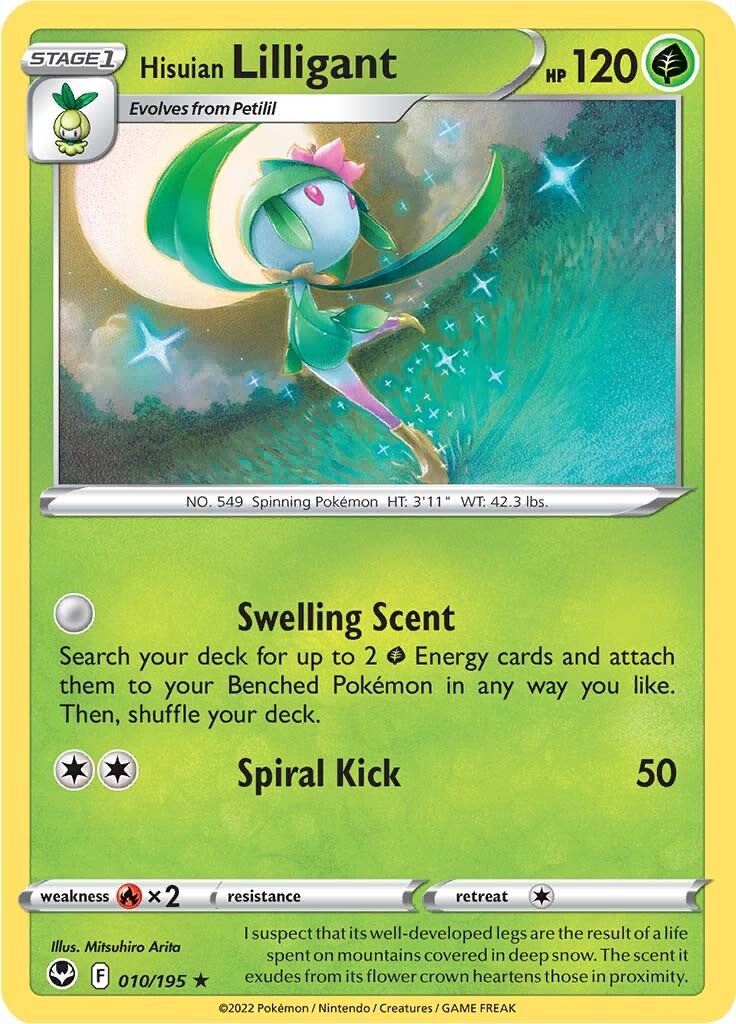 Hisuian Lilligant (010/195) [Sword & Shield: Silver Tempest] | Card Citadel