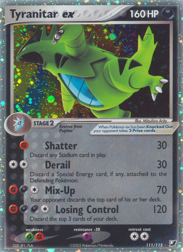 Tyranitar ex (111/115) [EX: Unseen Forces] | Card Citadel