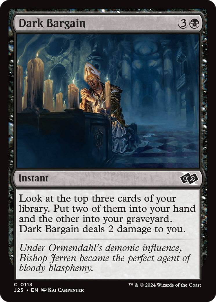 Dark Bargain [Foundations Jumpstart] | Card Citadel