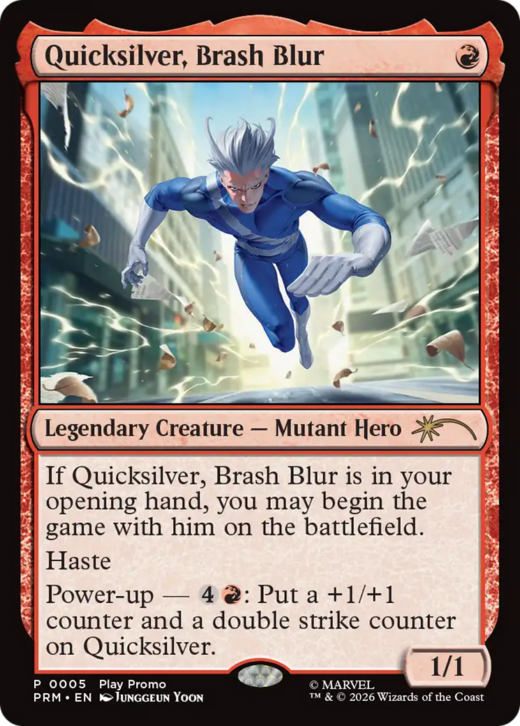 Quicksilver, Brash Blur [Standard Showdown Promos] | Card Citadel