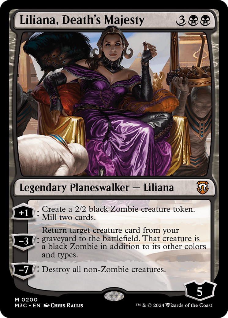 Liliana, Death's Majesty (Ripple Foil) [Modern Horizons 3 Commander] | Card Citadel