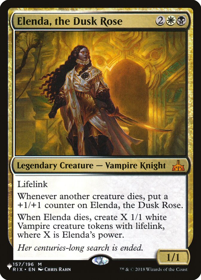Elenda, the Dusk Rose [The List] | Card Citadel