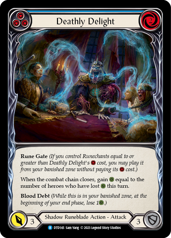 Deathly Delight (Blue) [DTD145] (Dusk Till Dawn) | Card Citadel