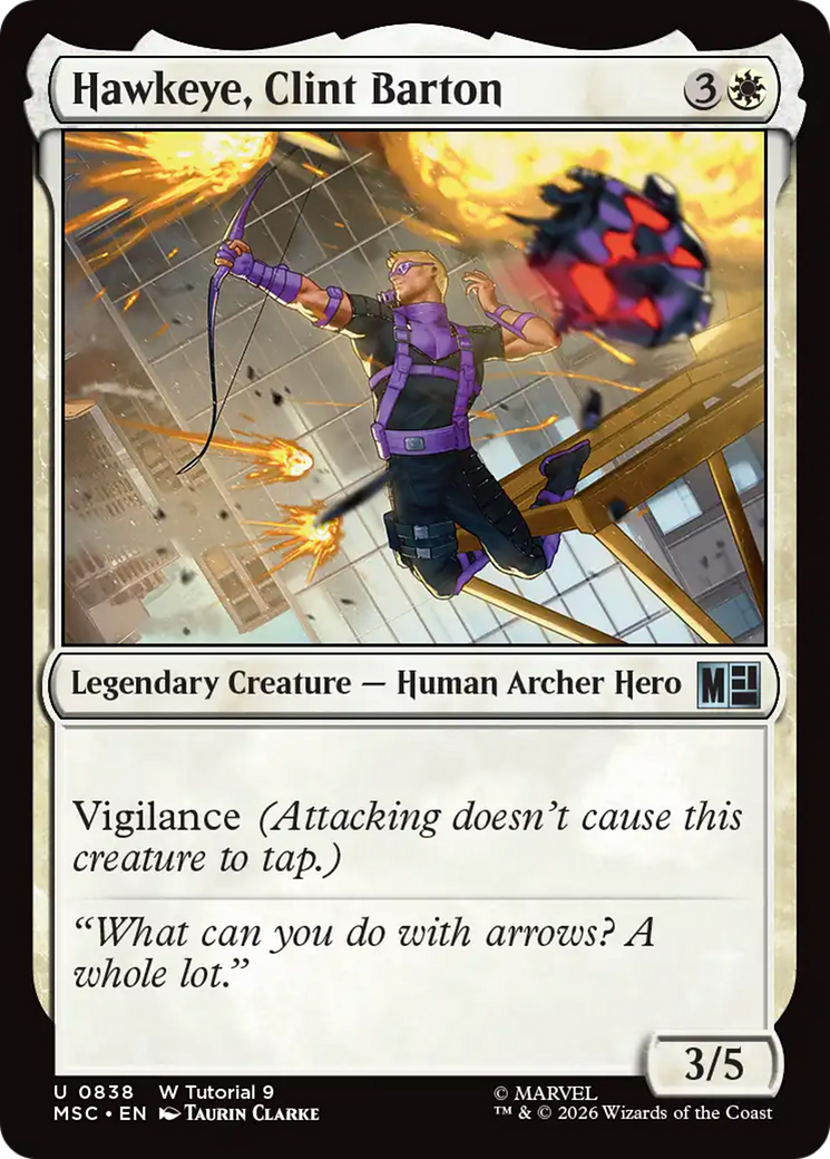 Hawkeye, Clint Barton (0838) [Marvel Super Heroes Commander] | Card Citadel