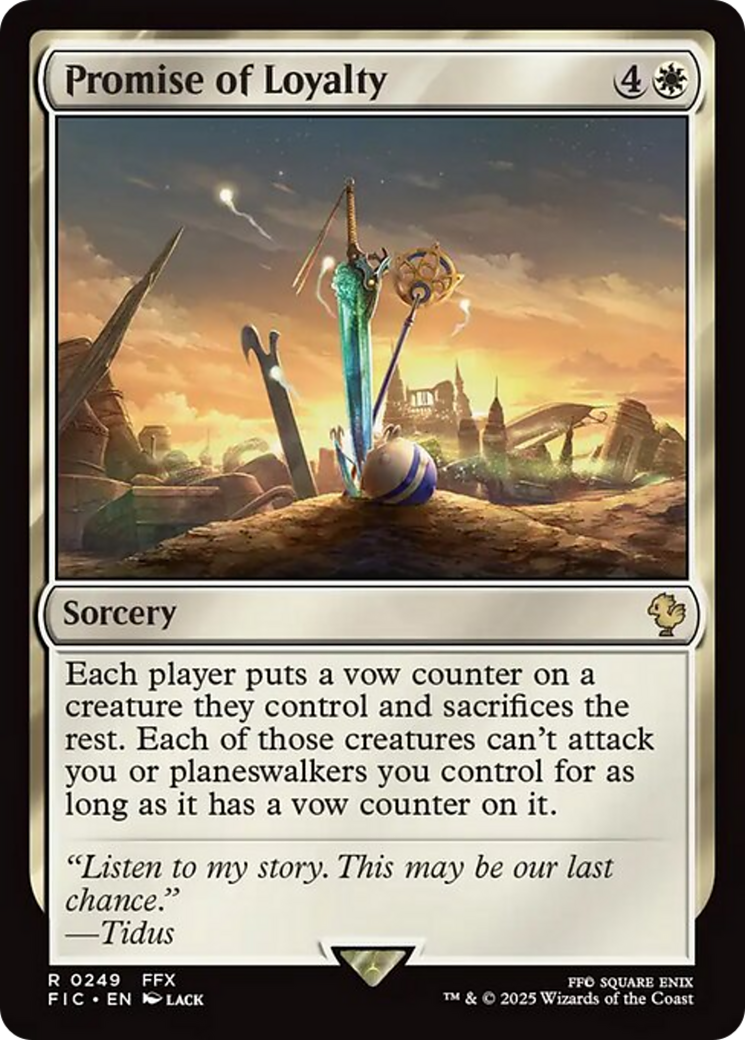 Promise of Loyalty [FINAL FANTASY Commander] | Card Citadel